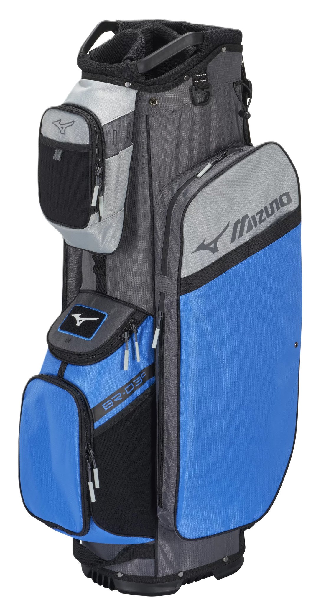 Mizuno BR-D3 cart bag, brilliant niebieski/szary