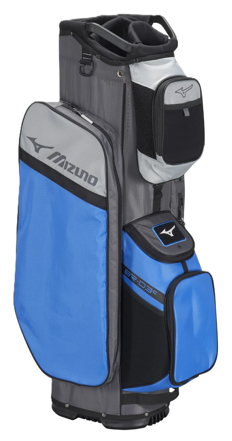 Mizuno BR-D3 cart bag, brilliant niebieski/szary
