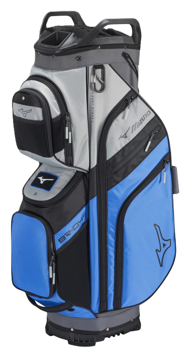 Mizuno 26 BR-D4 cart bag, brilliantowy niebieski/szary