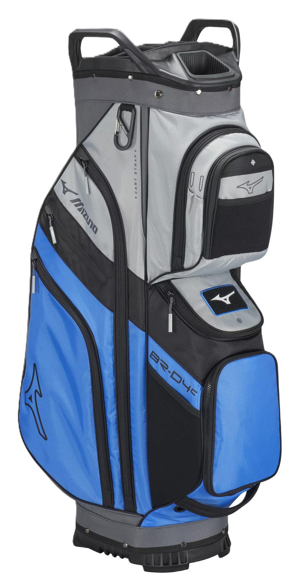 Mizuno 26 BR-D4 cart bag, brilliantowy niebieski/szary