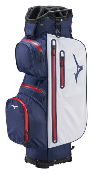 Mizuno BR-DRI cart bag, granatowy/czerwony