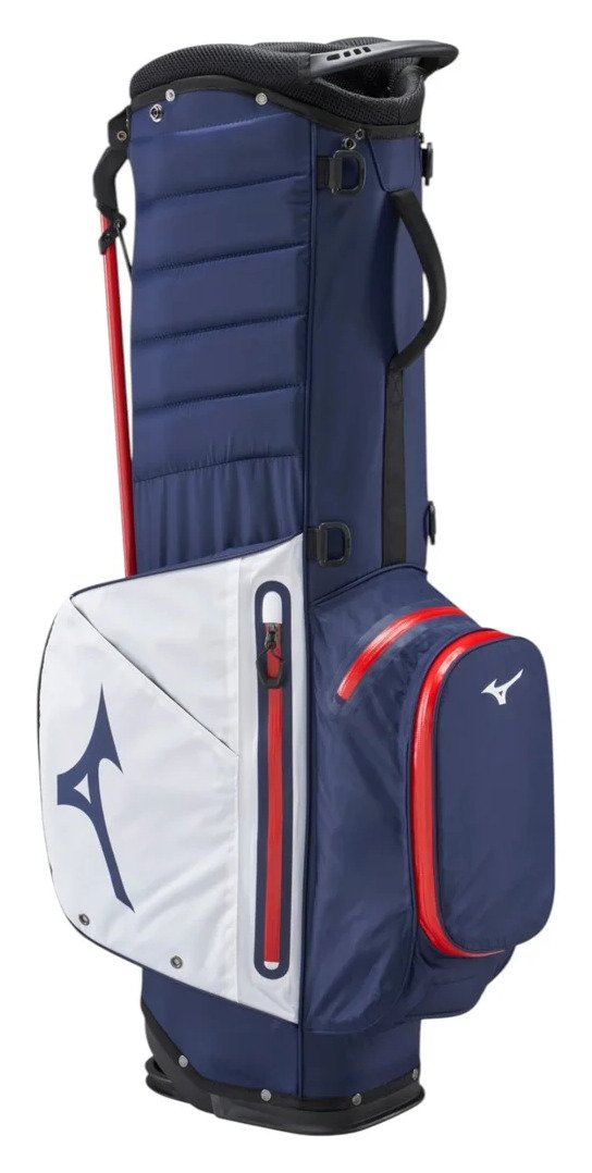 Mizuno BR-DRI stand bag, granatowy/czerwony