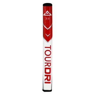 Masters Golf TourDri Flat Putter grip 2.0, czerwony/medium flat