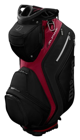 Wilson Alpine cart bag, czarno/czerwony