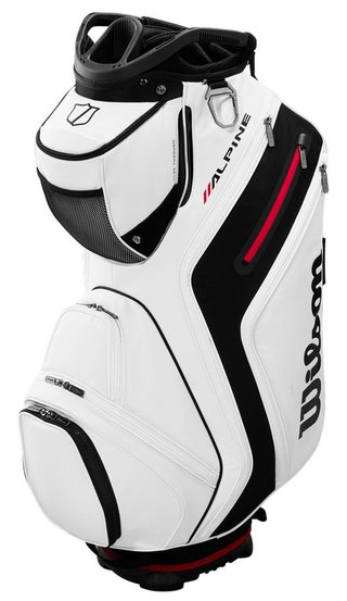 Wilson Alpine cart bag, biały/czarny