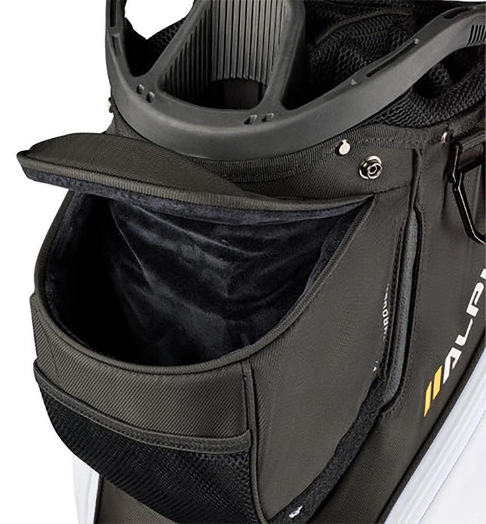 Wilson Alpine cart bag, czarno/biało/pomarańczowy