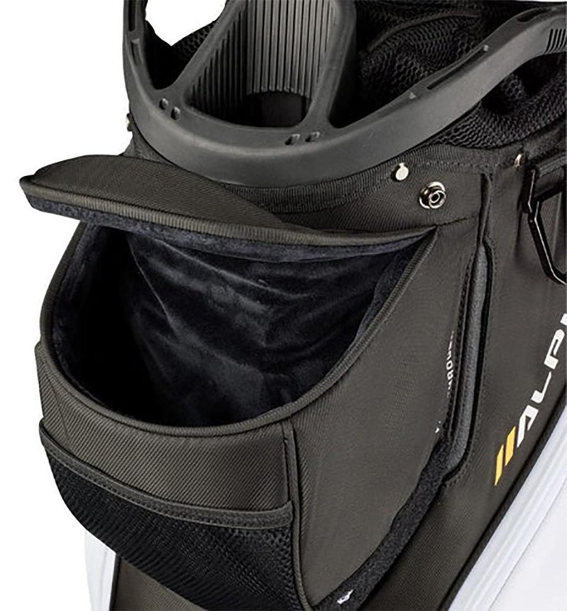 Wilson Alpine cart bag, czarno/biało/pomarańczowy