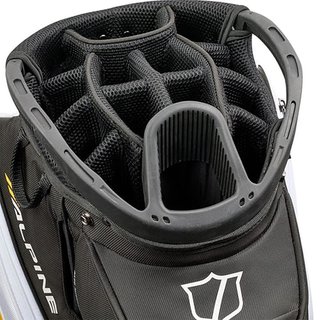 Wilson Alpine cart bag, czarno/biało/pomarańczowy