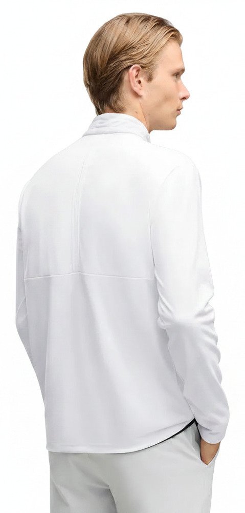 Puma Cloudspun Tech Hybrid 1/2 Zip męska kurtka, white glow/platino grey