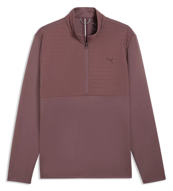 Puma Cloudspun Tech Hybrid 1/2 Zip męska kurtka, rich cocoa