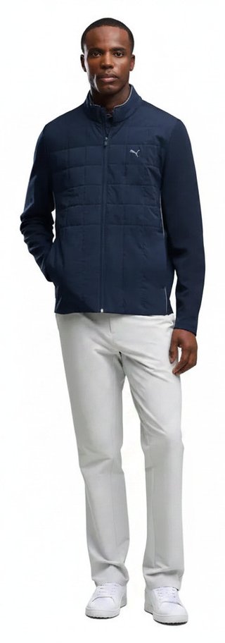Puma Cloudspun Fleece Hybrid męska kurtka, deep navy