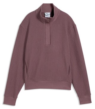 Puma Boulder 1/2 Zip damska bluza, rich cocoa