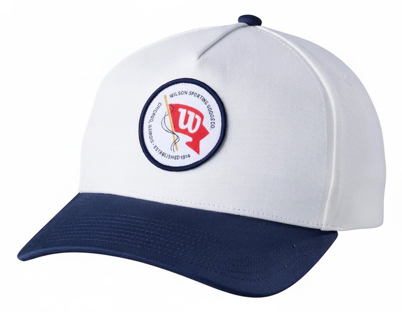 Wilson Vintage Patch czapka z daszkiem, biało/granatowa