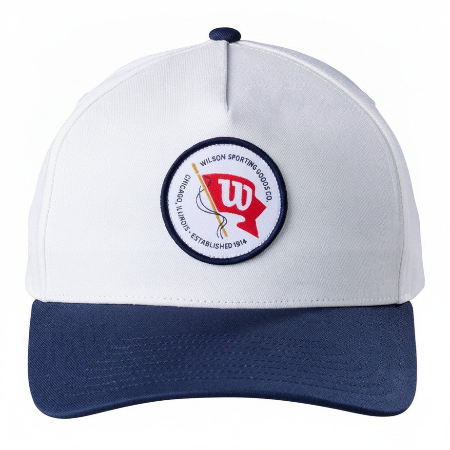 Wilson Vintage Patch czapka z daszkiem, biało/granatowa