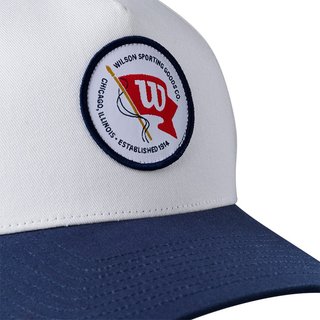 Wilson Vintage Patch czapka z daszkiem, biało/granatowa