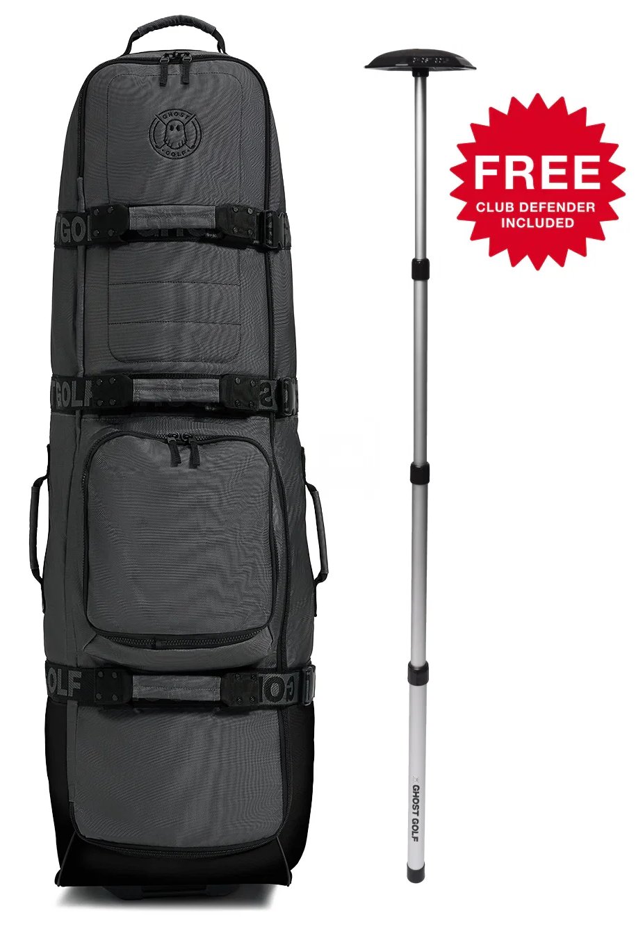 Ghost Golf Awol Club Pro travel bag, szary