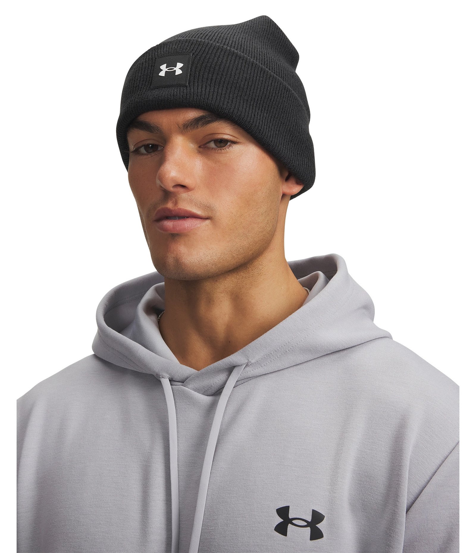 Under Armour Halftime Cuff zimowa czapka, czarno/biała
