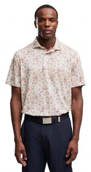 Puma Cloudspun Coastal Claret męskie polo, birch