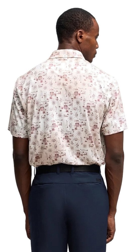 Puma Cloudspun Coastal Claret męskie polo, birch