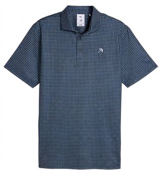 Puma X Arnold Palmer MATTR Geo męskie polo, deep navy/lemon butter