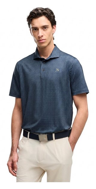 Puma X Arnold Palmer MATTR Geo męskie polo, deep navy/lemon butter