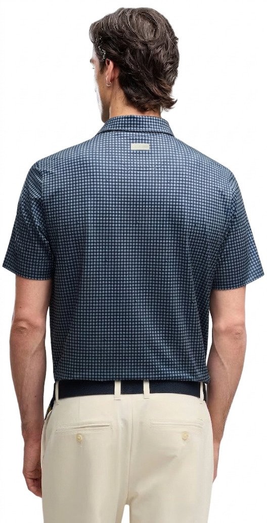 Puma X Arnold Palmer MATTR Geo męskie polo, deep navy/lemon butter