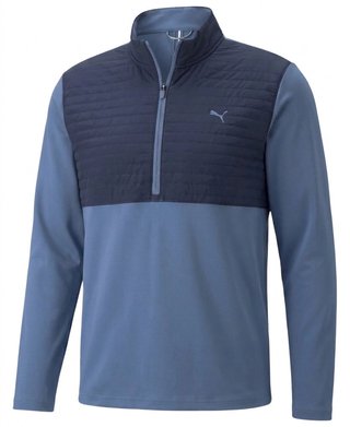 Puma Cloudspun Tech Hybrid 1/2-Zip męska bluza, deep navy