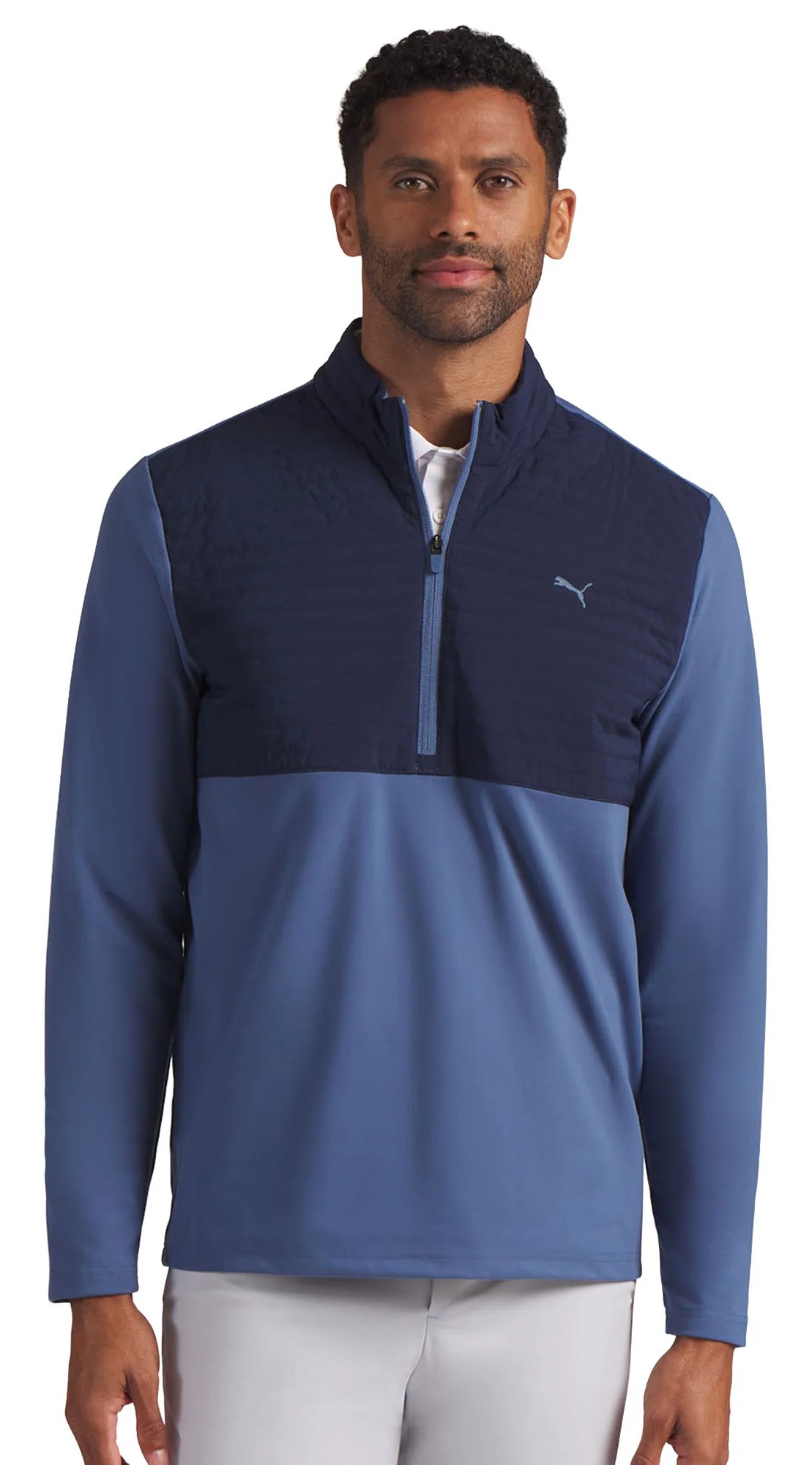 Puma Cloudspun Tech Hybrid 1/2-Zip męska bluza, deep navy