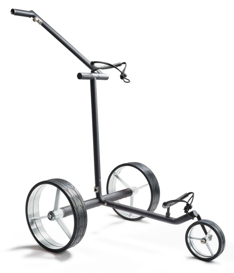 Davies Caddy Premium M Black elektryczny wózek, czarny