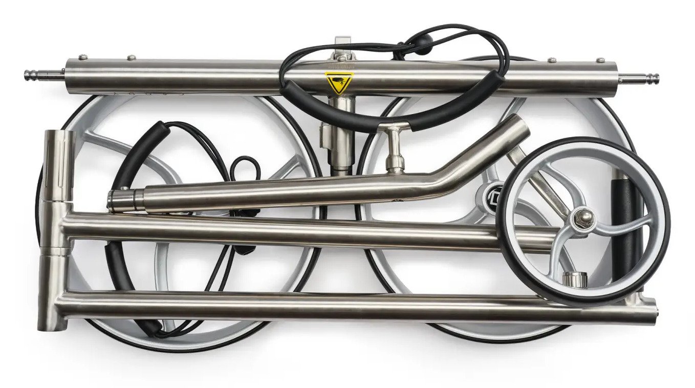 Davies Caddy Premium S Brush DHC elektryczny wózek, srebrny