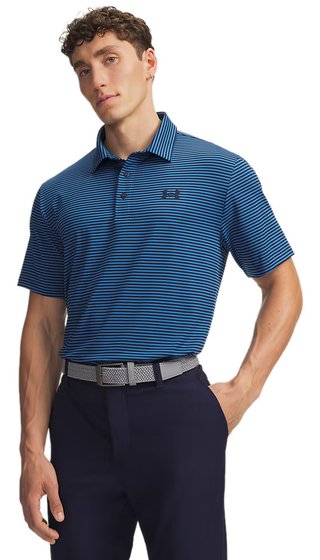Under Armour Playoff 3.0 męskie polo, midnight navy/aegean blue