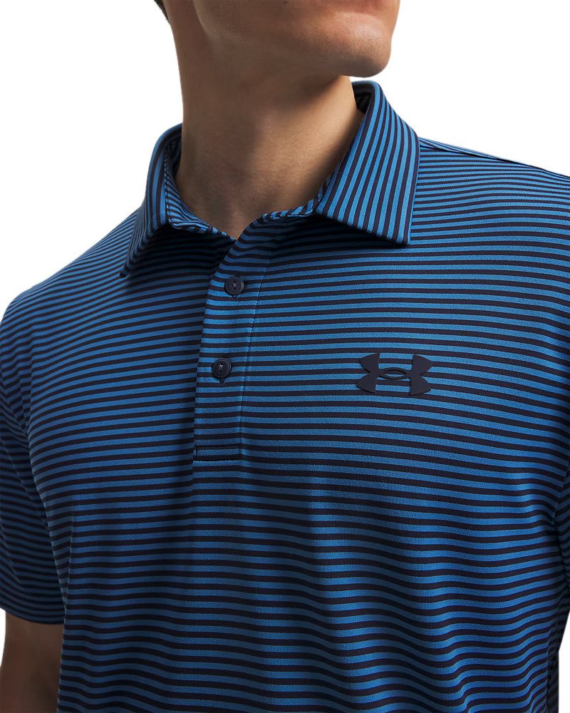 Under Armour Playoff 3.0 męskie polo, midnight navy/aegean blue