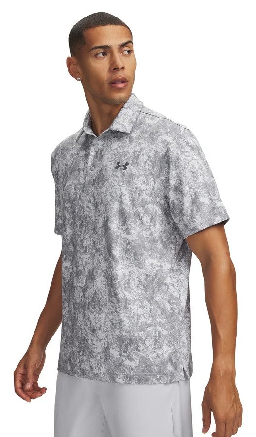 Under Armour Playoff 3.0 Printed męskie polo, szare