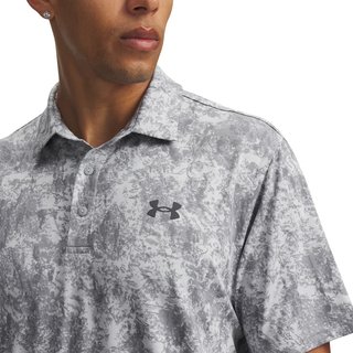 Under Armour Playoff 3.0 Printed męskie polo, szare