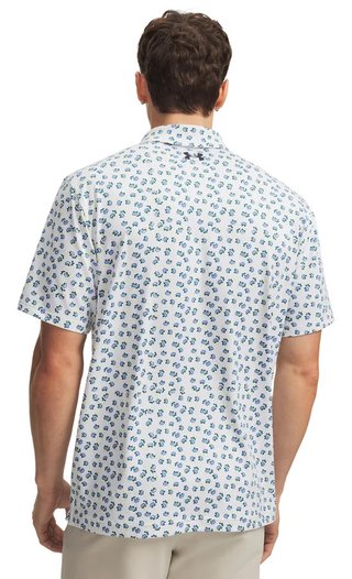 Under Armour Playoff 3.0 Printed męskie polo, białe