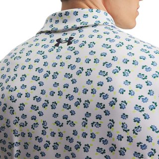 Under Armour Playoff 3.0 Printed męskie polo, białe
