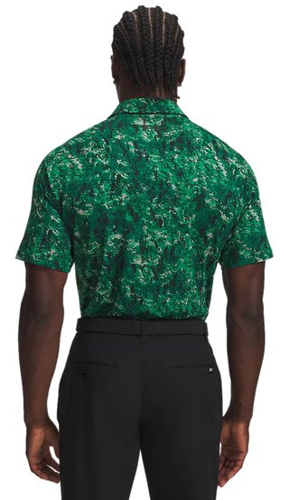 Under Armour Playoff 3.0 Printed męskie polo, zielone