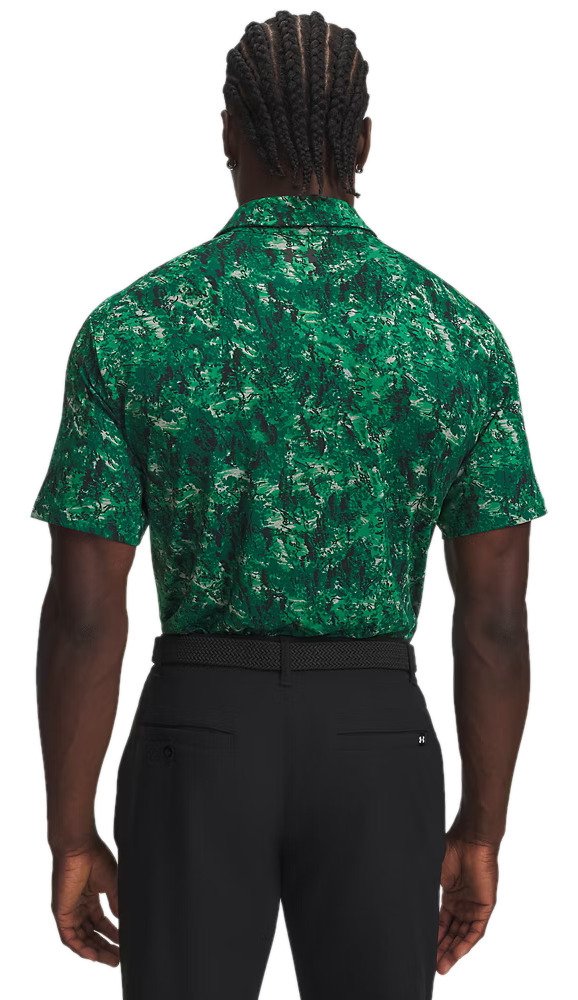 Under Armour Playoff 3.0 Printed męskie polo, zielone