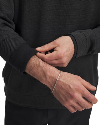 Under Armour Fleece Crew męski sweter, czarny