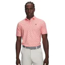 Under Armour Drive Chill Printed pánské polo, posh pink/claret