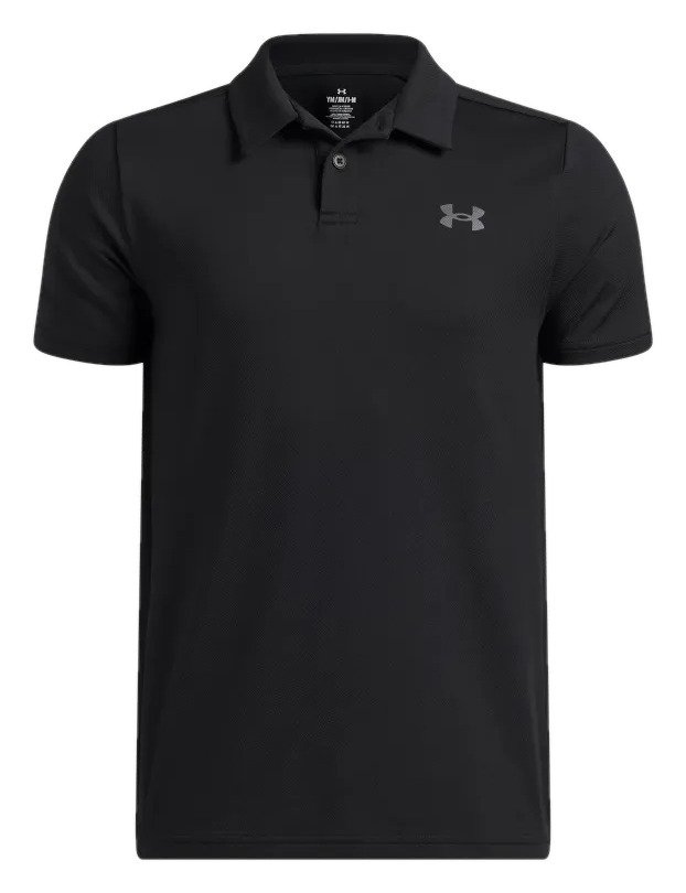 Under Armour Matchplay junior polo, czarne
