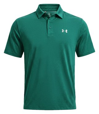 Under Armour Tee To Green Pique męskie polo, campus ivy/białe