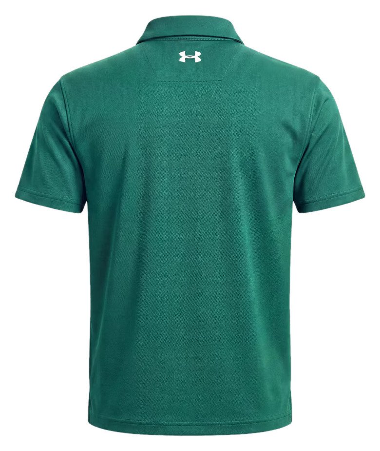 Under Armour Tee To Green Pique męskie polo, campus ivy/białe