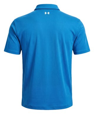 Under Armour Tee To Green Pique męskie polo, aegean blue/white