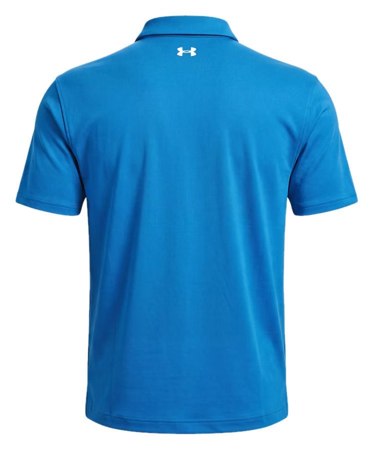 Under Armour Tee To Green Pique męskie polo, aegean blue/white
