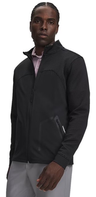 Under Armour Drive Pro Hybrid FZ męska bluza, czarno/biała