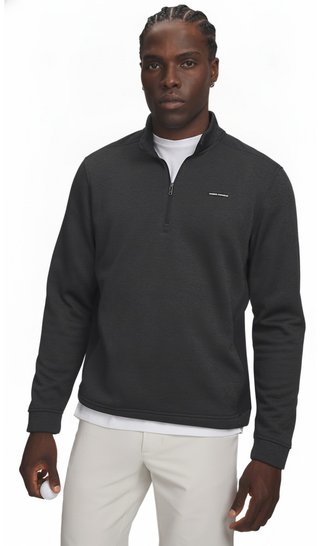 Under Armour Sweaterfleece Hybrid HZ męska bluza, czarna