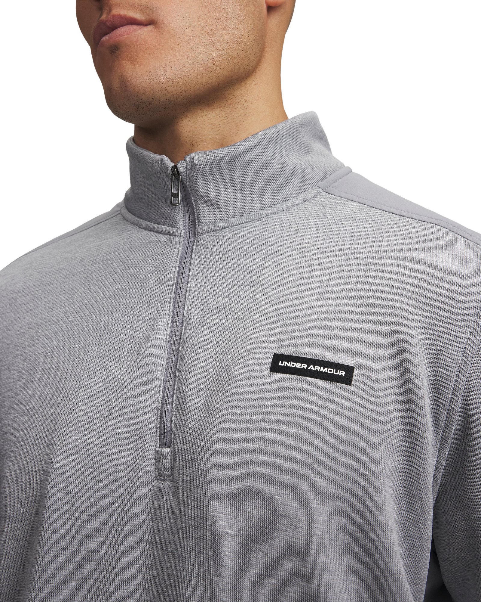 Under Armour Sweaterfleece Hybrid HZ męska bluza, szara