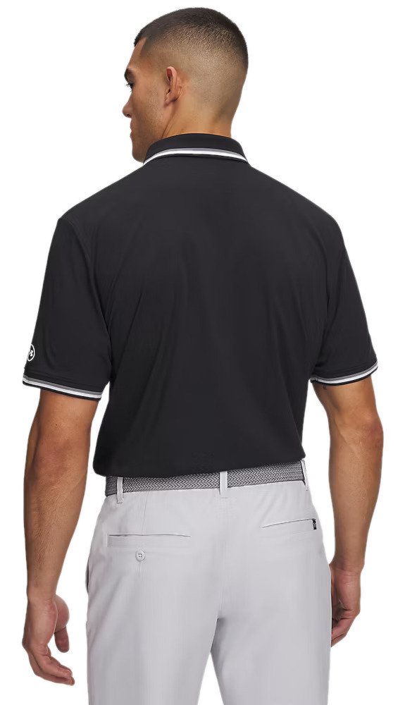 Under Armour ArmourDry Rib męskie polo, czarne