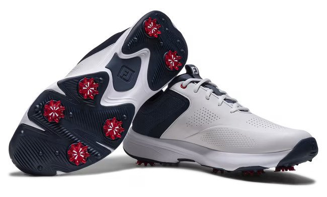 FootJoy Qualifier męskie buty golfowe, biało/niebiesko/czerwone